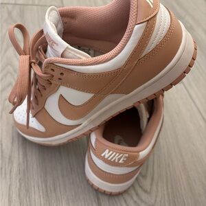 Nike Women's Beige and White Sneakers. $20.00 size 8 women